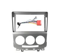 Mascherina Da 9 Pollici Per Autoradio 2 DIN Con Comandi Centrali Pannello Stereo Cruscotto Per Mazda 5 Per Premacy 2010-2015 KLAUER(Frame an cord)