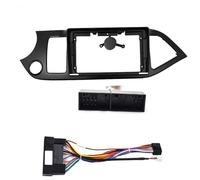 Mascherina Da 9 Pollici Per Autoradio, Stereo, GPS, Lettore MP5, 2 DIN, Per Kia Per Picanto/Per Morning 2011+ Montaggio Autoradio(LHD with Cable)