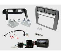 MASCHERINA DARK GRAY COMANDI VOLANTE AUTORADIO NAVIGATORE GPS 2 DIN GRANDE PUNTO