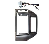 Mascherina Destra Da 9 Pollici Per Autoradio Android MP5 Lettore 2DIN Unità Principale Stereo Cornice Cruscotto Per Nissan Per Patrol V5 Y61 2004-2012 POMPOMPUR(Frame Cable)
