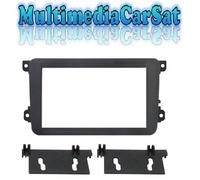MASCHERINA DOPPIO DIN AUTORADIO GOLF 5 6 V VI TOURAN TIGUAN PASSAT NERA 3692