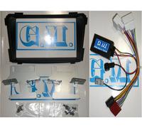 MASCHERINA E COMANDI AL VOLANTE AUTORADIO NAVIGATORE Doppio 2 Din HYUNDAI I40