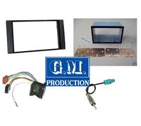 MASCHERINA E KIT CAVI TELAIO PER NAVIGATORE E RADIO 2 Din FORD FOCUS S C MAX