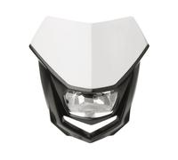 Mascherina Faro Frontale Halo Carenatura con Lampada Fanale Bianco e Nero