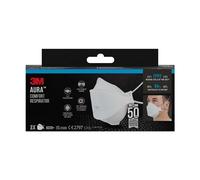 Mascherina FFP2 3M™ Aura™ Mascherina Comfort 9320 3/Pack Bianco