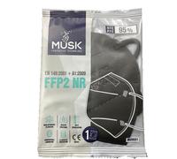 MASCHERINA FFP2 NERA MUSK 10PZ