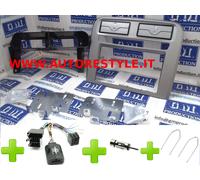 MASCHERINA GRIGIA COMANDI AL VOLANTE AUTORADIO NAVIGATORE GPS 2 DIN GRANDE PUNTO