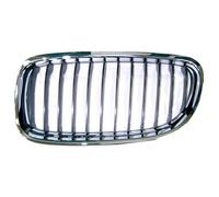 Mascherina griglia anteriore sinistra per bmw serie 3 e90 e91 2008- cromata nera