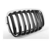 Mascherina griglia anteriore sinistro cromata nera per bmw x6 e71 2012 in poi