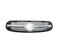 Mascherina Griglia Con Modanatura Argento Per Mercedes Glc X253 2019 In Poi