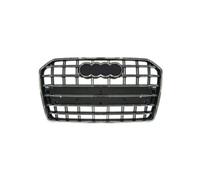 Mascherina Griglia Cromata Cromata Nera Con Fori Sensori Per Audi A6/Rs6 2014-