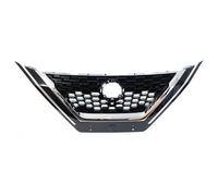 Mascherina Griglia Cromata E Nera Con Foro Telecamera Per Nissan Qashqai 2021-