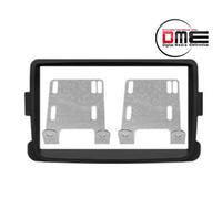 Mascherina Kit autoradio Dacia Lodgy Dokker Duster Sandero '12 nera doppio 2 din