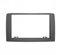 MASCHERINA MONTAGGIO AUTORADIO 2DIN COMPATIBILE PER FIAT IDEA LANCIA MUSA 2003-2012 GRIGIA