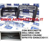 MASCHERINA NERA EFFETTO BICOLORE AUTORADIO NAVIGATORE GPS 2 DIN GRANDE PUNTO