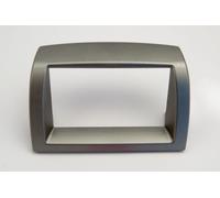 Mascherina no telaio/staffe doppio 2 Din LANCIA Y Ypsilon 2004/2007 GRIGIO SCURO