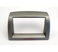 Mascherina no telaio/staffe doppio 2 Din LANCIA Y Ypsilon 2007/10 GRIGIO CHIARO
