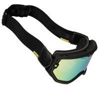 MASCHERINA OCCHIALONI VINTAGE RETRO CAFE RACER ORIGINE FLORENCE GROOVY BLACK
