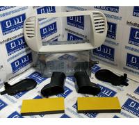 Mascherina PANNA autoradio Doppio 2 Din FIAT 500 ARIA FISSA kit comandi volante