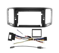 Mascherina Per Autoradio 2 DIN Da 9 Pollici Installazione Cruscotto Sistema Multimediale Android Per VW Per Sharan 2012-2018(Frame cable canbus)