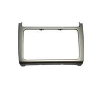Mascherina per autoradio Cornice Autoradio, Schermo Unità Principale, Placche CD, Pannello Decorativo Per VW MQB Per POLO 6C 6R 2014-2017 KMAGE(Silver grey)
