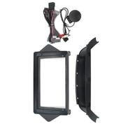 Mascherina Per Autoradio Da 9 Pollici Con Lettore Stereo Android Pannello Frontale 2 DIN Cavo Di Alimentazione Per Acura MDX 2008-2013 POMPOMPUR(With cable)