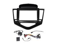 Mascherina per autoradio Mascherina Per Autoradio Con Navigatore GPS E Radio Stereo, 2DIN, 9 Pollici, Per Chevrolet Per Cruze 2009-2015 KMAGE(Frame and cables)