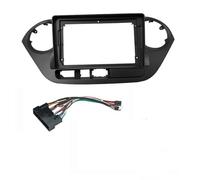 Mascherina per autoradio Per HYUNDAI I10 2014-2017, Cornice In Plastica Per Autoradio 2 DIN Da 9 Pollici E Cavo Di Installazione(Frame-right-cord)