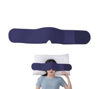 Mascherina per dormire, blocco della luce, double face, con imbottitura in cotone e perline, per viaggi, relax, pisolini, yoga, aereo, per un