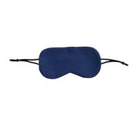 Mascherina per dormire Summer Thin Eye Mask Adult Soft Blindfold Smooth Eyeshade For Sleeping Travel Yoga Elastic Band Mascherina per dormire seta(Dark Blue,2pcs)