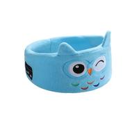 Mascherina per Gli Occhi Morbida per Bambini Cuffie Comode Auricolari Wireless Maschera Elastica per Dormire A Forma di Animale Cuffie