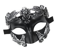 Mascherina per il viso medievale per cosplay, tema greco antico, in stile greco egiziano, per carnevale, giochi di ruolo, accessorio per costume di Halloween, da uomo, leggero e resistente