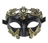 Mascherina per il viso medievale per cosplay, tema greco antico, in stile greco egiziano, per carnevale, giochi di ruolo, accessorio per costume di Halloween, da uomo, leggero e resistente
