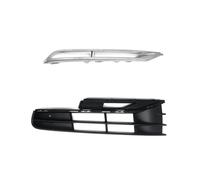 mascherina Per VW Per Phaeton 2011 2012 2013 grigliaauto | Sinistra Destra Paraurti Anteriore Fendinebbia Griglie Lampada Telaio Griglia 3D0853665J 3D0853666J(Right with Silver)