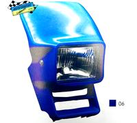 Mascherina Portafaro Blu CEMOTO Per Honda XL 600 XR 250 XR 600 Headlight