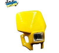 Mascherina Portafaro CEMOTO Gialla Completa Per Honda XR Headlight