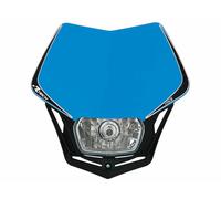 Mascherina portafaro moto cross enduro V-Face Racetech Azzurro TM Alogeno Blu