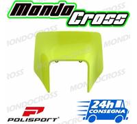 mascherina portafaro POLISPORT Giallo fluo HUSQVARNA 125 TX 2017 (17)