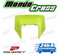 mascherina portafaro POLISPORT Giallo fluo HUSQVARNA 501 FE 2023 (23)