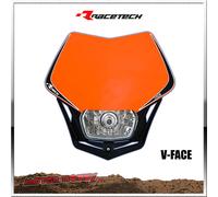 MASCHERINA PORTAFARO RACETECH RTECH V-FACE UNIVERSALE ENDURO MOTARD ARANCIO