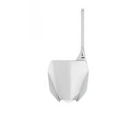 POLISPORT 8666000008 - Tabella portanumero replica OEM realizzata in plastica lucida resistente e durevole compatibile con le moto Yamaha in colore bianco