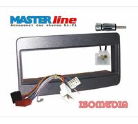 MASCHERINA RADIO 1 DIN COMPATIBILE PER TOYOTA RAV 4 DAL 2000 A 2006 + CONNETTORI