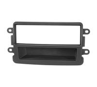 tomzz Audio 2409-000 Cornice radio compatibile con Dacia Lodgy Dokker Duster Sandero dal 2012 Renault Captur dal 2013 nero