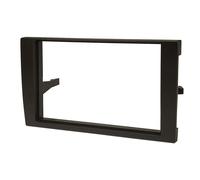 Mascherina radio doppio DIN 2DIN adatta per telaio Audi A4 B7 8E 8H Seat Exeo...