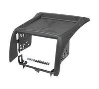 Mascherina radio doppio DIN compatibile con Fiat Ducato 244 anno 2002-2006 nera