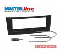 MASCHERINA RADIO UN DIN PER FIAT GRANDE PUNTO 2005 A 2009. CHIAVETTE E SPINOTTO