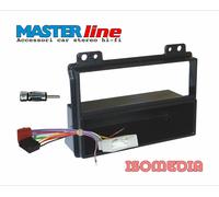 MASCHERINA AUTORADIO 1 DIN FORD FIESTA 2002 AL 2005 CORNICE STEREO CON CASSETTO