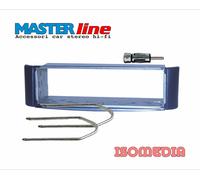 MASCHERINA RADIO UN DIN PER SMART FORTWO FINO A 2007. CHIAVETTE E SPINOTTO. BLU