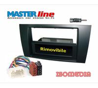 MASCHERINA RADIO 1 DIN SUZUKI SWIFT 2005->2011 KIT CONNETORE ISO + CONN. ANTENNA