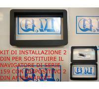 Mascherina sostituzione da navigatore ALFA 159 BRERA ad AUTORADIO DOPPIO 2 DIN
